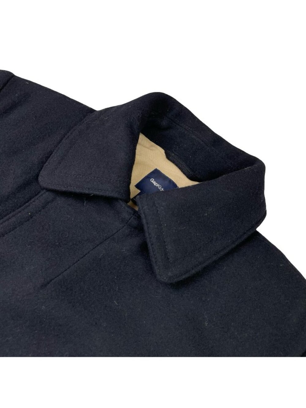 Gap Kid's Wool Blend Double Breasted Pea Coat/Jacket Navy • Youth 2XL (14-16)